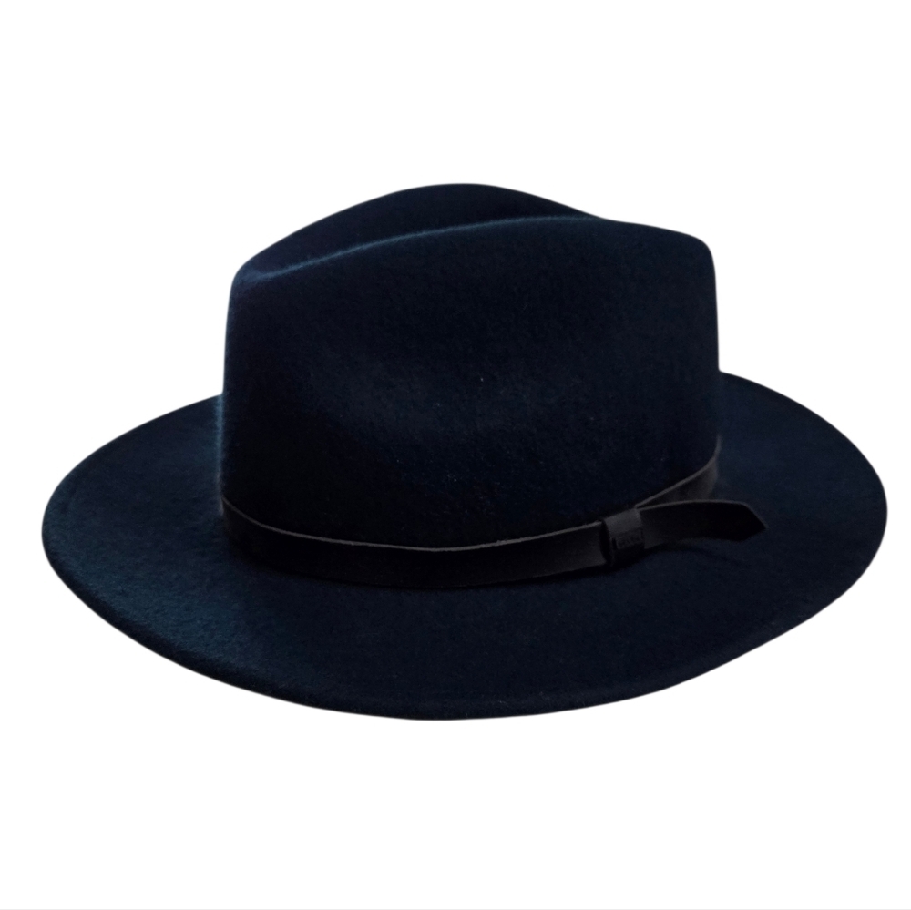Stylish Teal Felt Fedora Hat - Picture 3 of 8